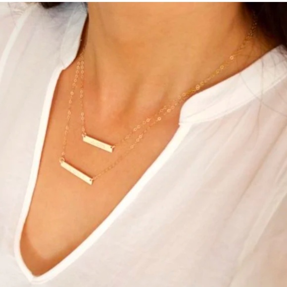 Birks Essential Horizontal Bar Necklace - Picture 6 of 8